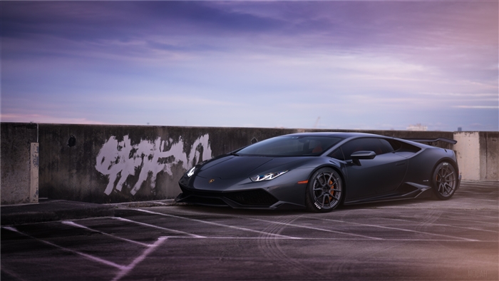 2019 Lamborghini Huracan with Adv Wheels 4K