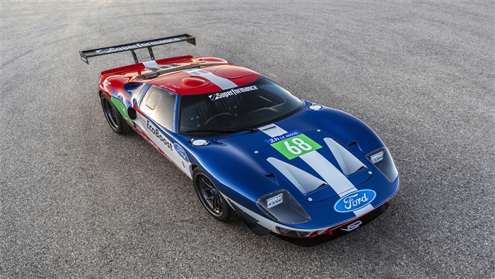 Ford GT Le Mans race car with number 68