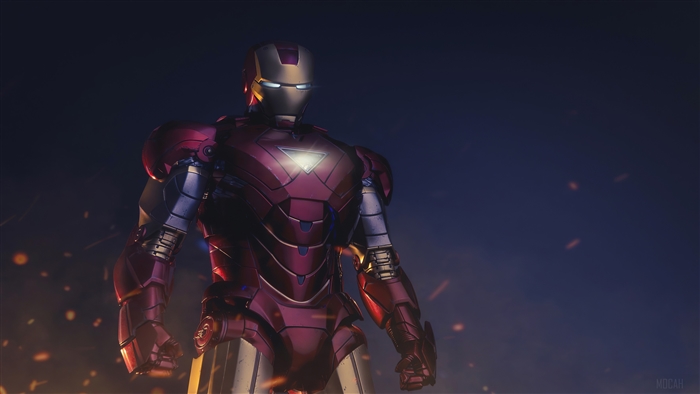 Iron Man in the dark 4K