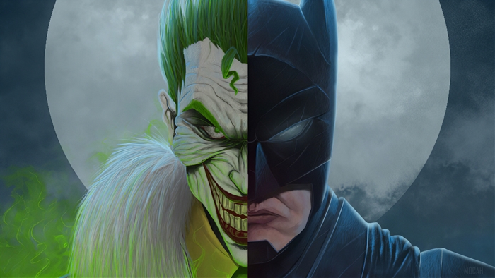 Joker and Batman Artwork 4K