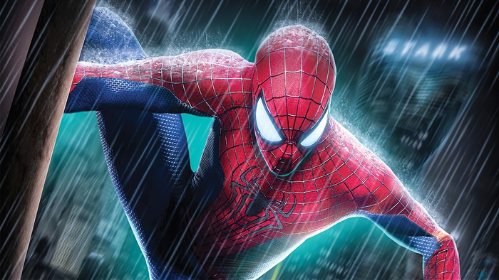 Spider-Man in the Rain 4K