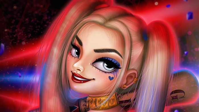 Harley Quinn Comic Art