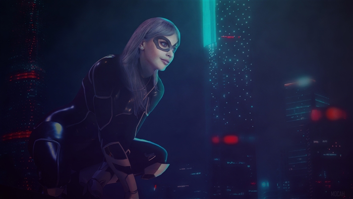Felicity Jones as Catwoman in 4K