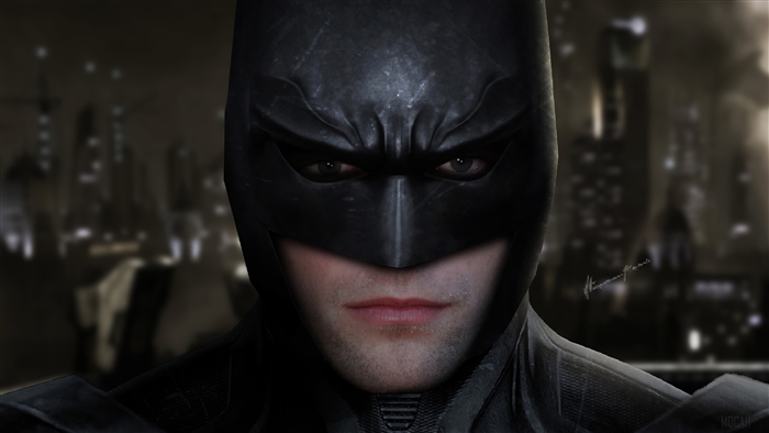 Robert Pattinson as Batman in 4K