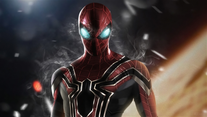 Spider-Man with Aqua Eyes 4K