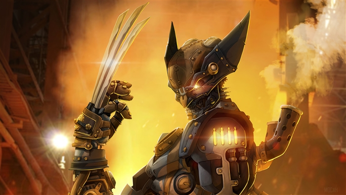 Steampunk Wolverine 4K