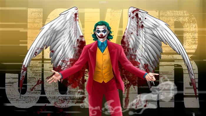 Joker with Bloody Wings 4K