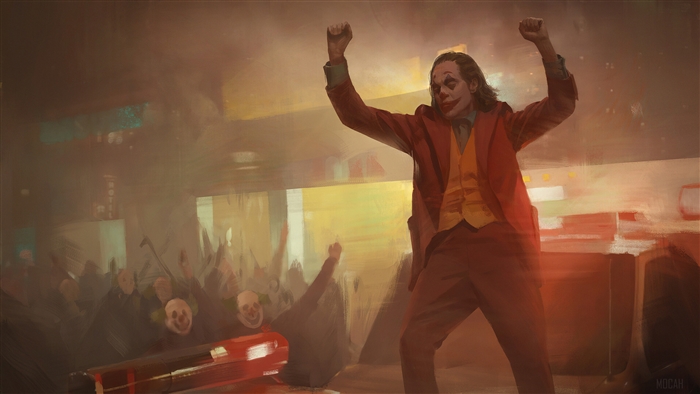 Joker dancing artwork 4K