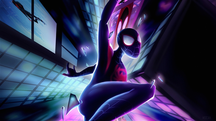 Spider-Man Miles Morales artwork 4K