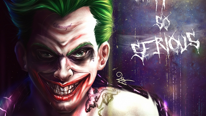 Joker from Batman Basic Art 4K