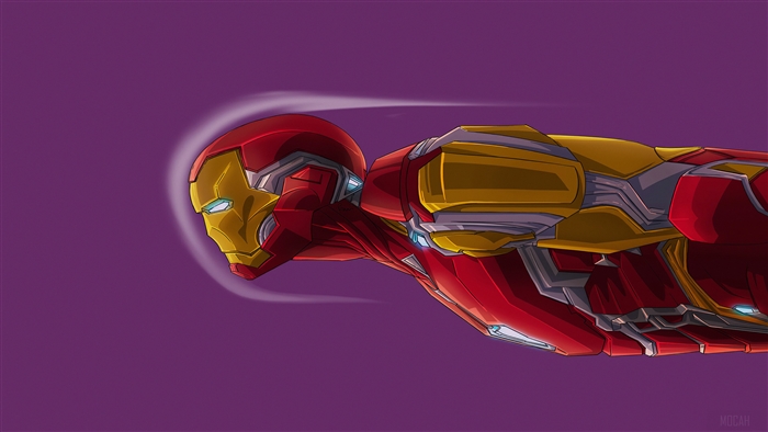 Iron Man 4K Paint Art