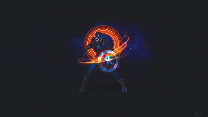 Captain America minimalist Art