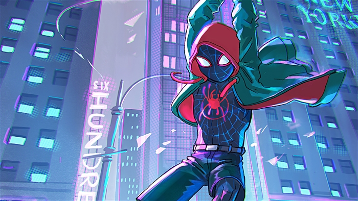 Miles Morales from Spider-Man: Into the Spider-Verse 4K