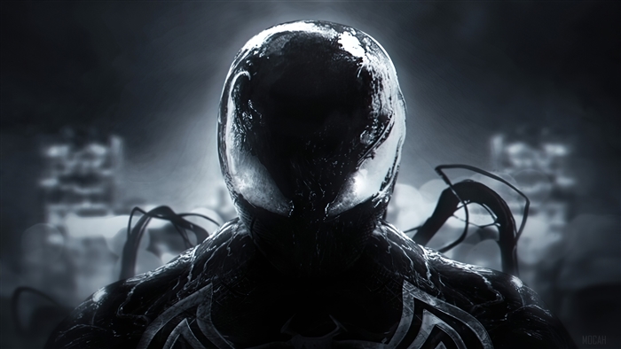 Venom from Spiderman Symbiote Artwork 4K
