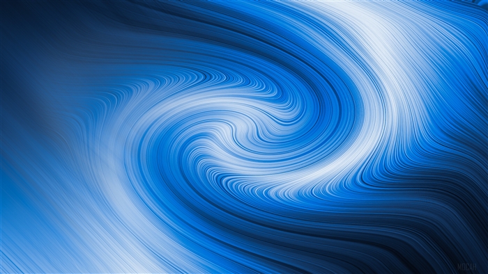 Abstract Blue Swirl 4K