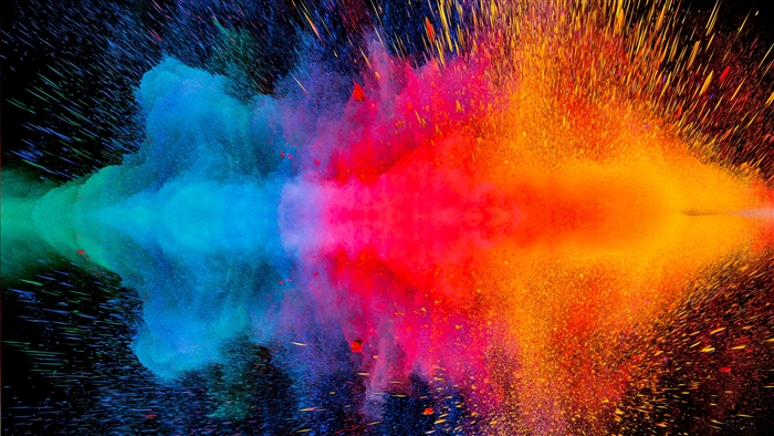 Explosion of Dispersion Colors 4K