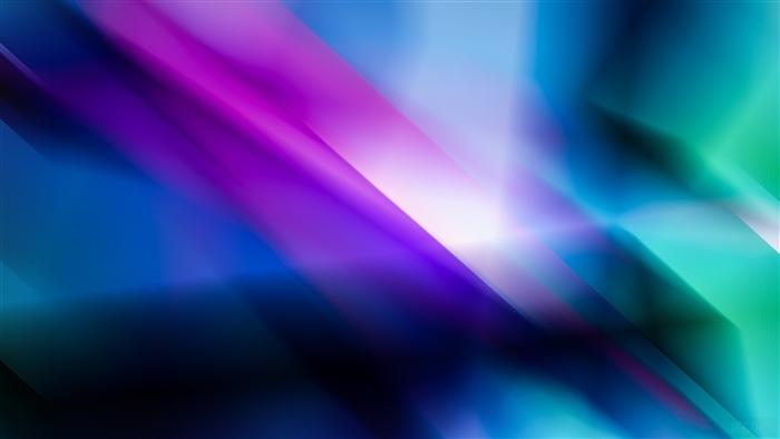 Abstract Lines with Vibrant Purple and Blue Glow 4K