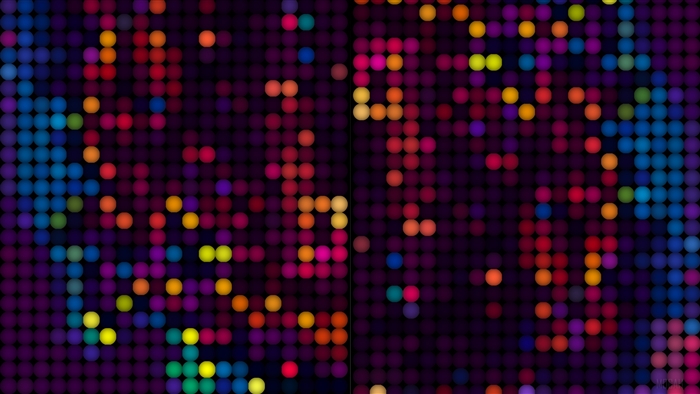 Abstract colorful balls pattern 4K