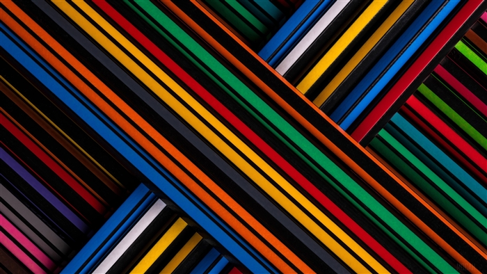 Colorful Abstract Lines in 4K