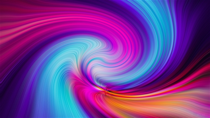 Vibrant Colorful Swirl in 4K
