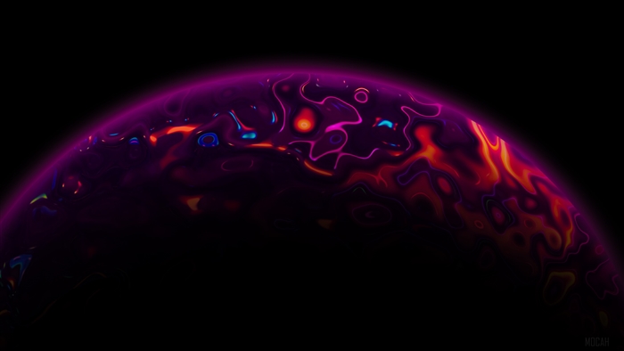 Abstract Lava Planet 4K