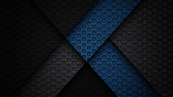 Abstract Blue and Black Textured Geometric Pattern 4K
