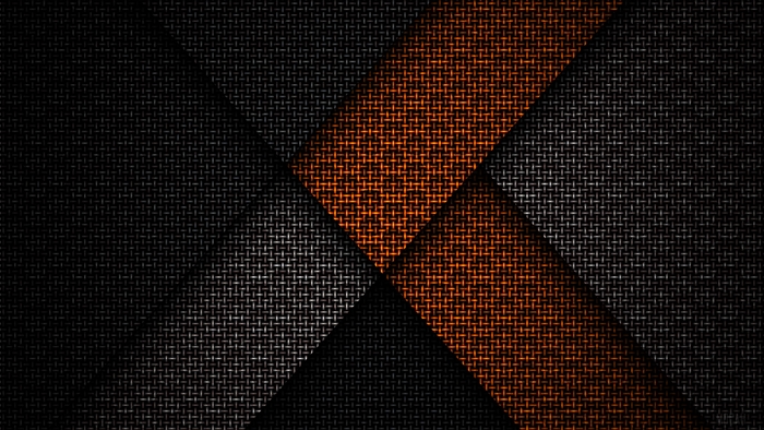 Abstract Orange and Black 4K Geometric Design