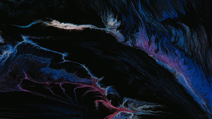 Abstract Blue Galaxy Texture 4K