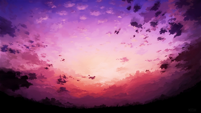 Pink Sky Horizon