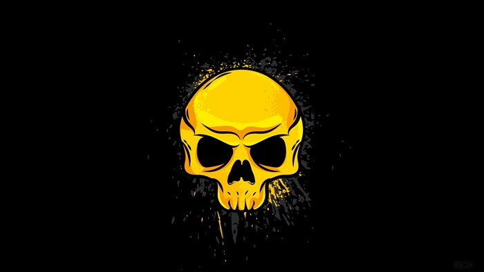 Gold Skull