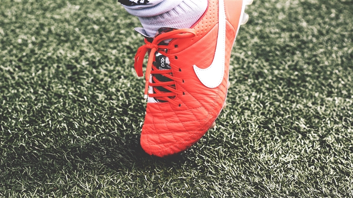 Nike Football Cleats on Grass 4K