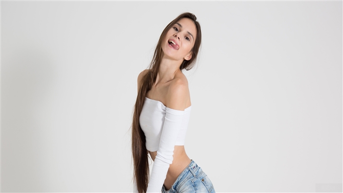 Cute Girl Sticking Tongue Out 4K