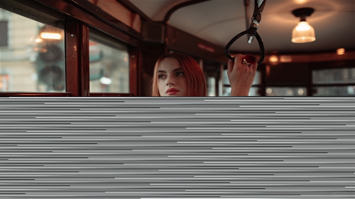 Girl in Tram 4K