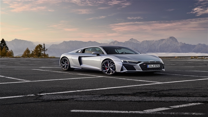 Audi R8 V10 RWD Coupe 2019 Side View