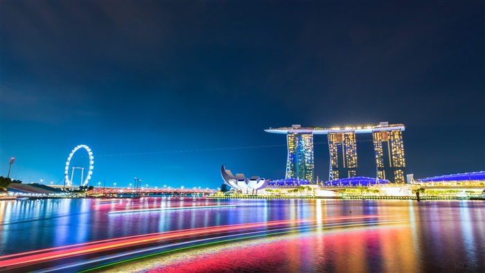 Marina Bay Sands Singapore at Night