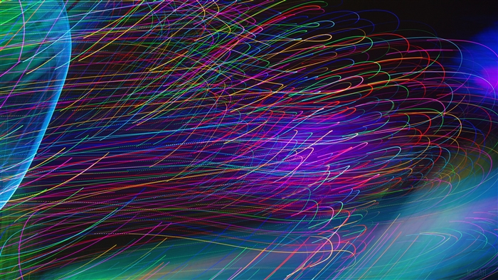 Light trails at Gardens By The Bay 4K