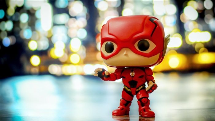 The Flash Funko Pop from Justice League 4K