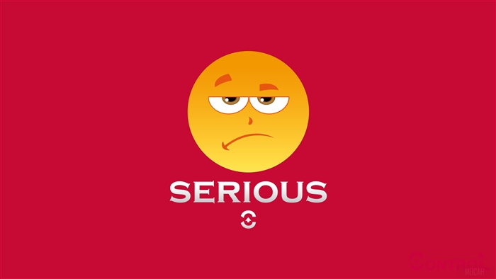 Serious Emotion Icon
