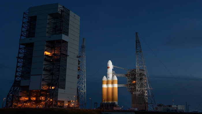 Parker Solar Probe at NASA Launch Site 4K