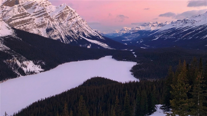 Snowy Mountains Landscape