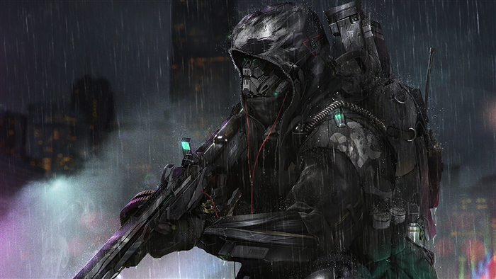 Neo Japan Sniper in Rain 4K