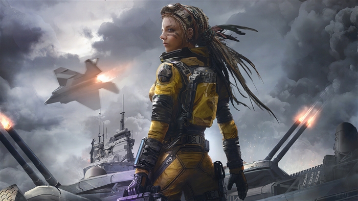 Warrior Soldier Girl 4K