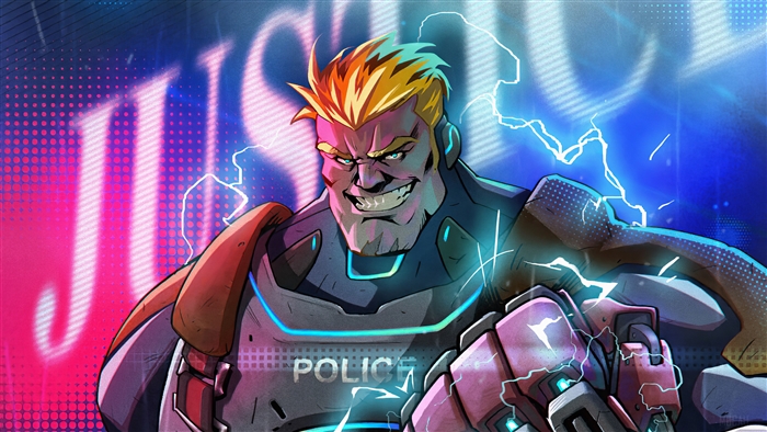 Cyberpunk Police Hercules