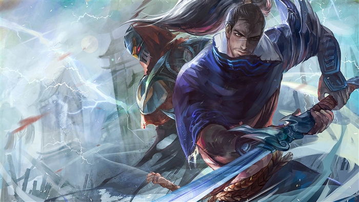 Yasuo and Zed from League of Legends 4K