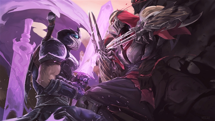 Shen vs. Zed from League of Legends 4K