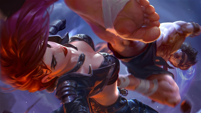 Katarina vs. Lee Sin from League of Legends 4K