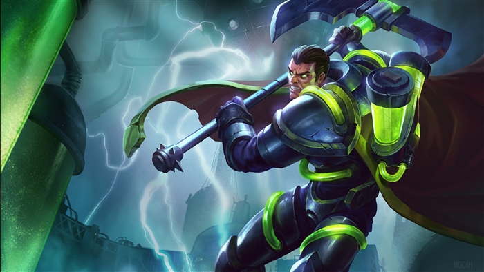 Bioforge Darius from League of Legends 4K