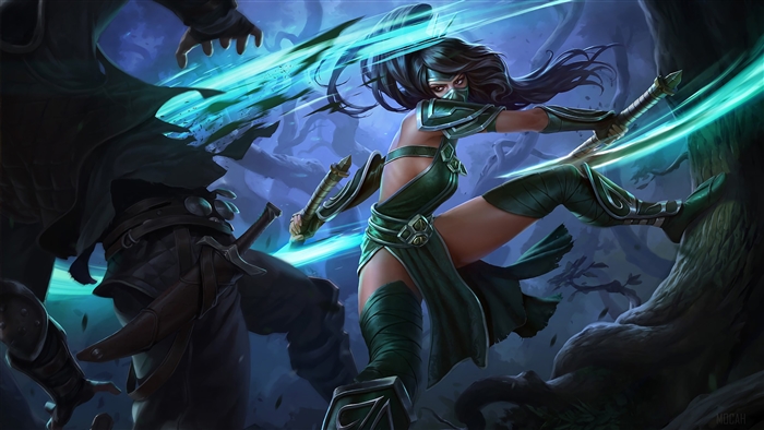 Akali from League of Legends 4K