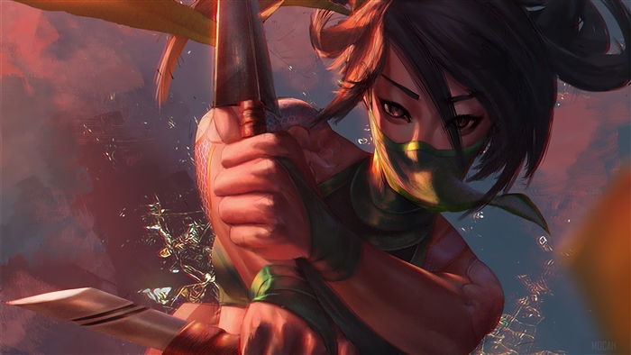 Akali from League of Legends 4K