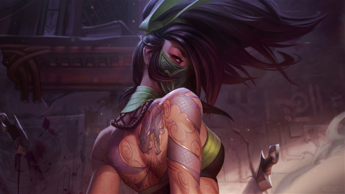 Akali from League of Legends 4K